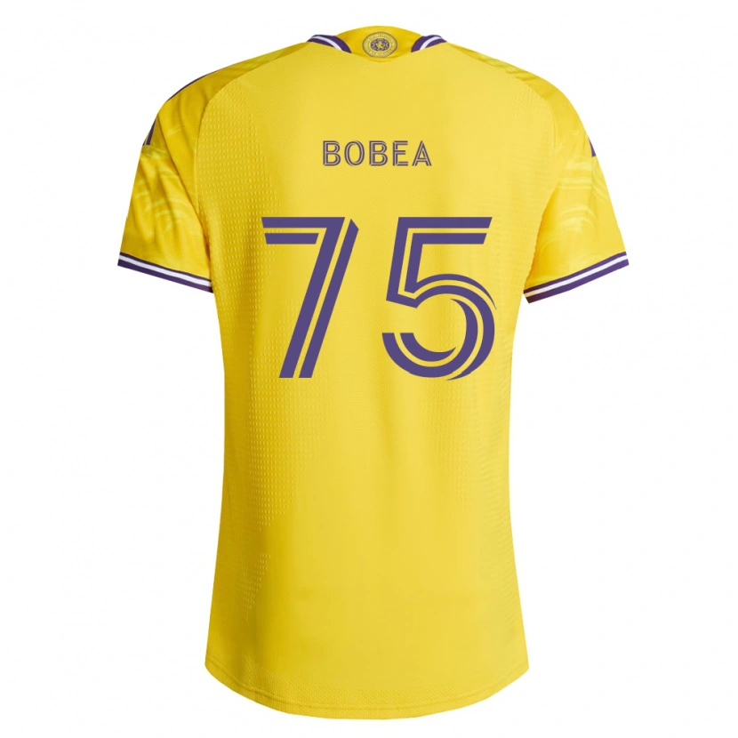 Danxen Dames Nicolás Bobea #75 Geel Paars Uitshirt Uittenue 2026/27 T-Shirt
