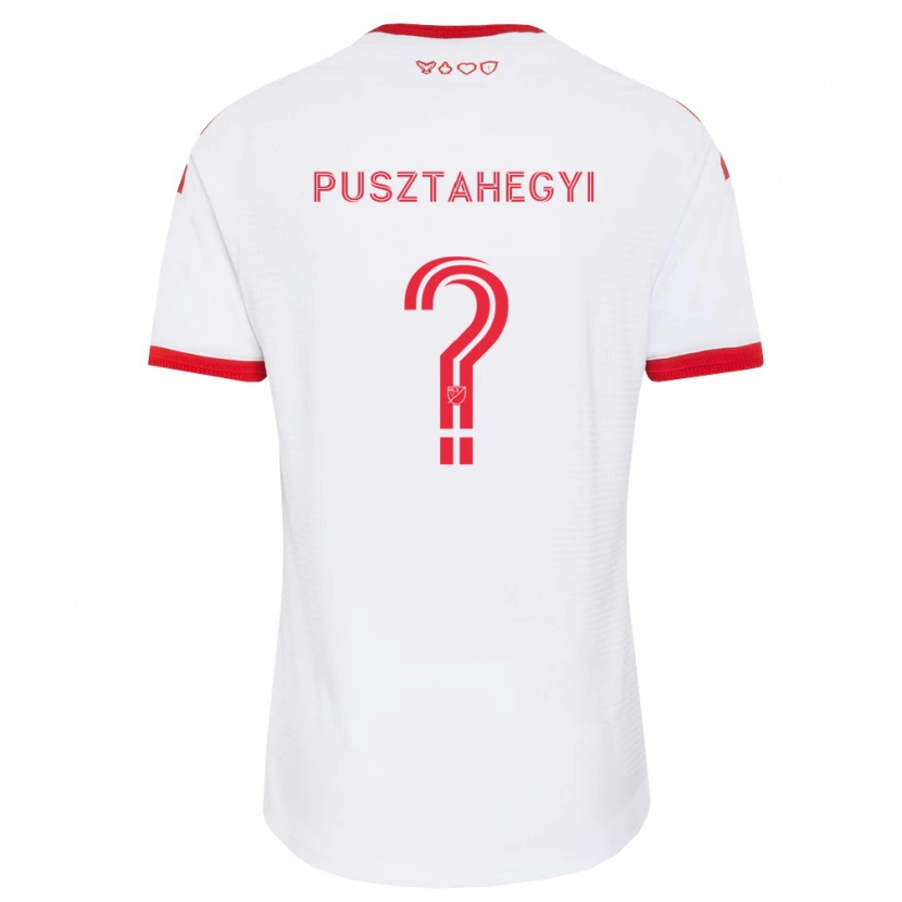 Danxen Dames Tristan Pusztahegyi #0 Wit Rood Zwart Uitshirt Uittenue 2026/27 T-Shirt