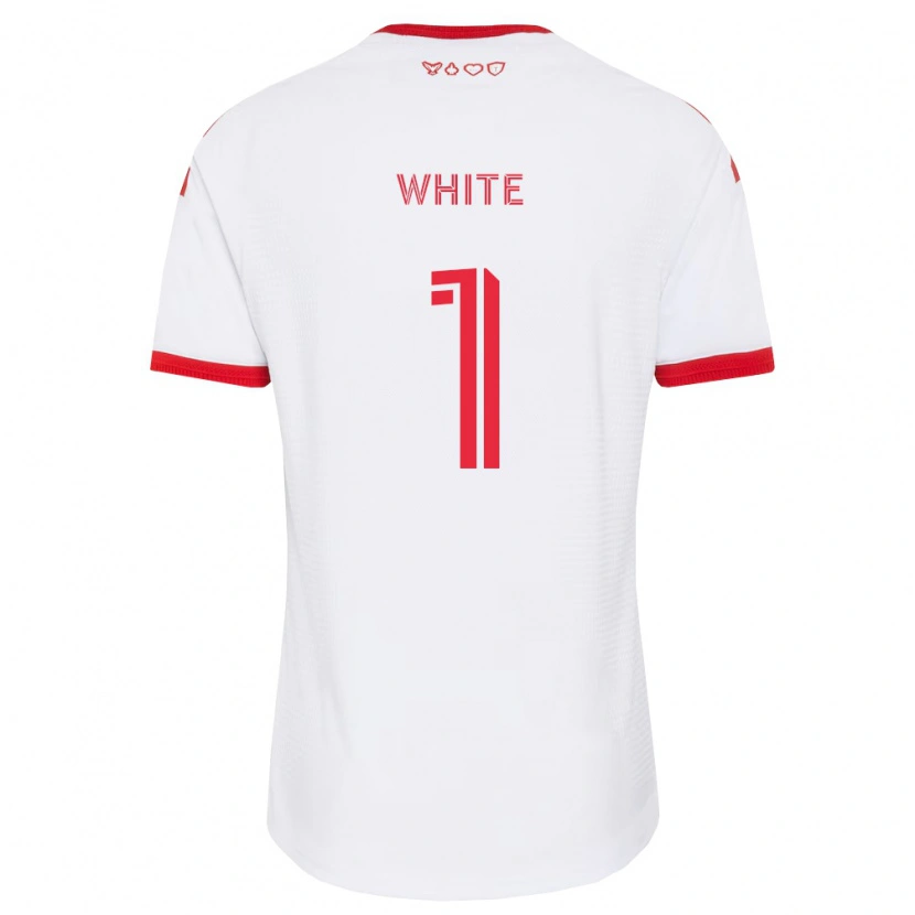 Danxen Dames O'mario White #1 Wit Rood Zwart Uitshirt Uittenue 2026/27 T-Shirt