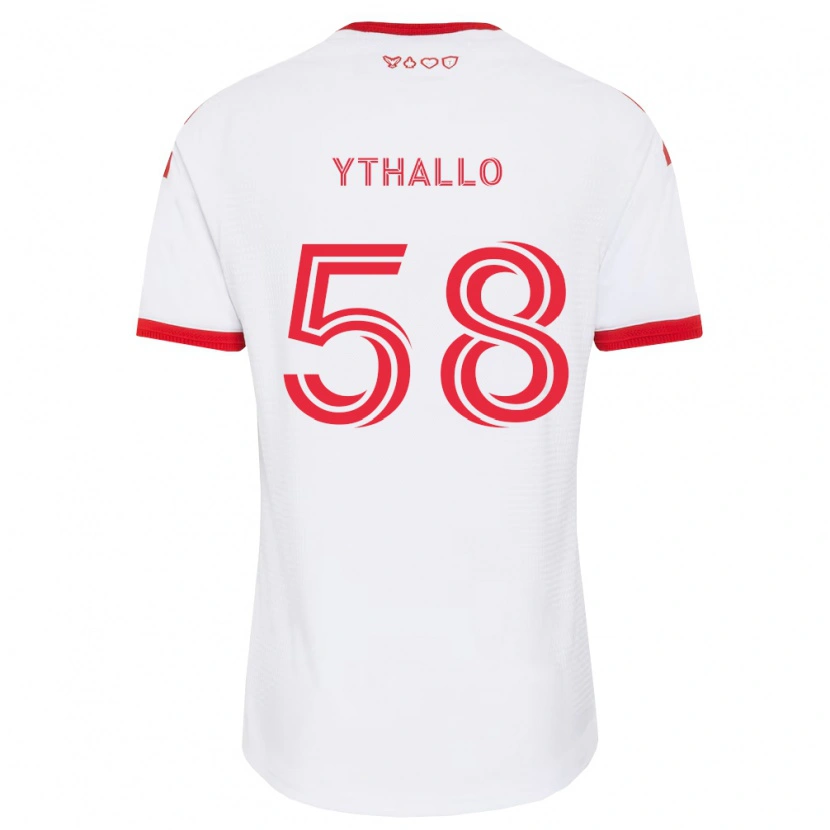 Danxen Dames Ythallo #58 Wit Rood Zwart Uitshirt Uittenue 2026/27 T-Shirt