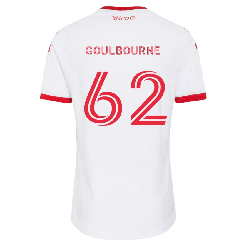 Danxen Dames Rohan Goulbourne #62 Wit Rood Zwart Uitshirt Uittenue 2026/27 T-Shirt