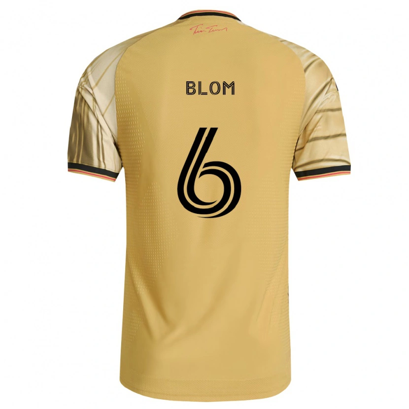 Danxen Dames Njabulo Blom #6 Bruin Geel Zwart Uitshirt Uittenue 2026/27 T-Shirt