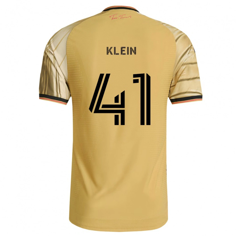 Danxen Dames Johnny Klein #41 Bruin Geel Zwart Uitshirt Uittenue 2026/27 T-Shirt