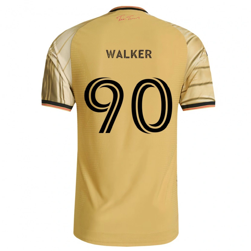 Danxen Dames Eric Walker #90 Bruin Geel Zwart Uitshirt Uittenue 2026/27 T-Shirt