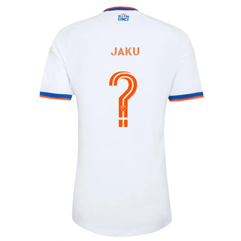 Danxen Dames John Jaku #0 Wit Marineblauw Oranje Uitshirt Uittenue 2026/27 T-Shirt
