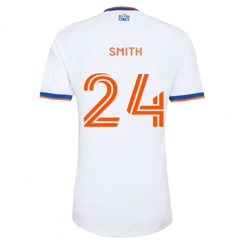 Danxen Dames Kyle Smith #24 Wit Marineblauw Oranje Uitshirt Uittenue 2026/27 T-Shirt