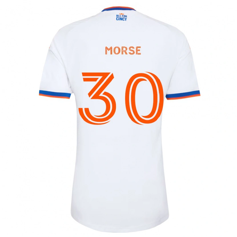 Danxen Dames Hunter Morse #30 Wit Marineblauw Oranje Uitshirt Uittenue 2026/27 T-Shirt
