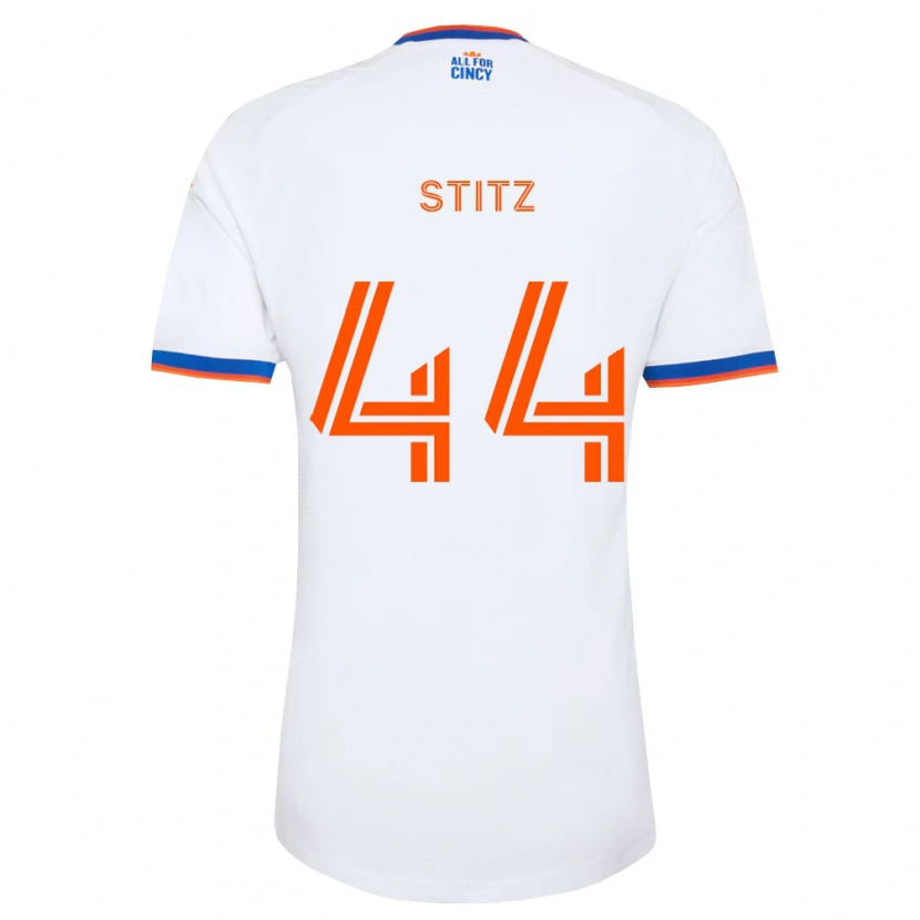 Danxen Dames Ben Stitz #44 Wit Marineblauw Oranje Uitshirt Uittenue 2026/27 T-Shirt