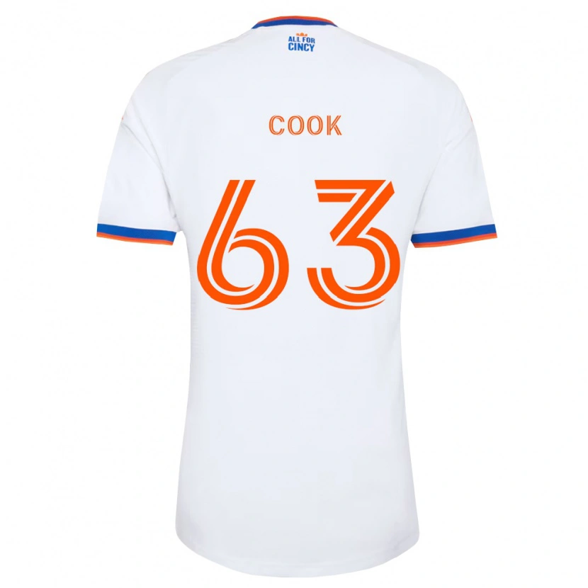Danxen Dames Steel Cook #63 Wit Marineblauw Oranje Uitshirt Uittenue 2026/27 T-Shirt
