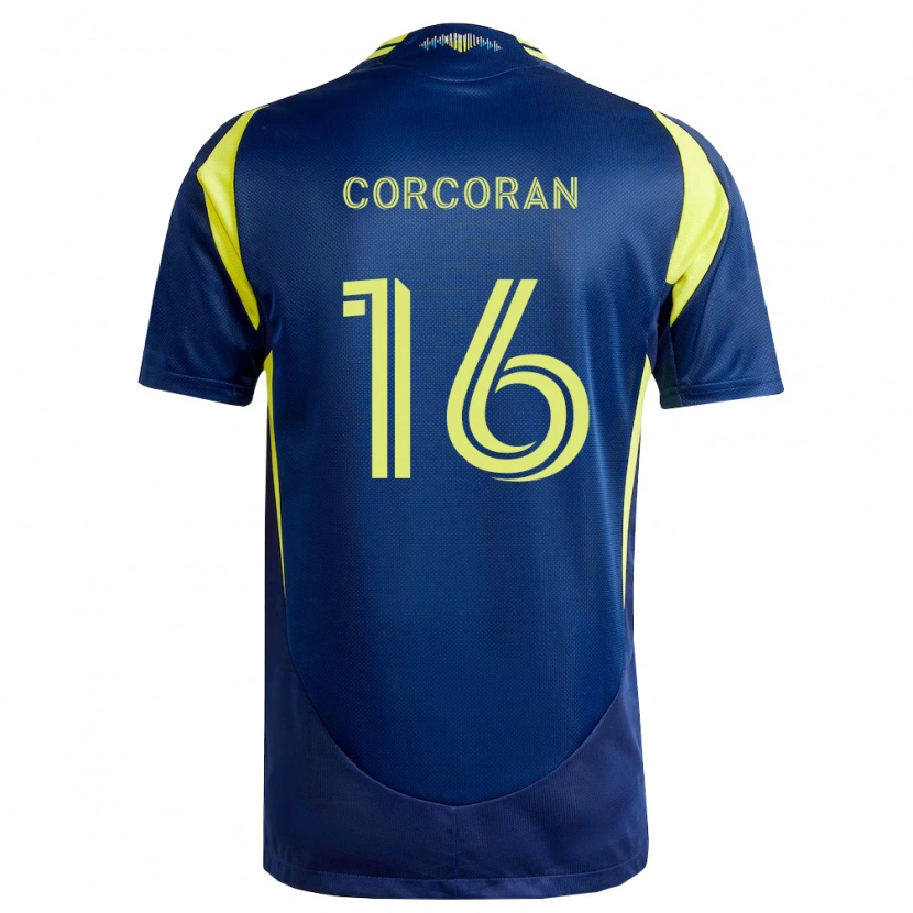 Danxen Dames Matthew Corcoran #16 Geel Marineblauw Uitshirt Uittenue 2026/27 T-Shirt