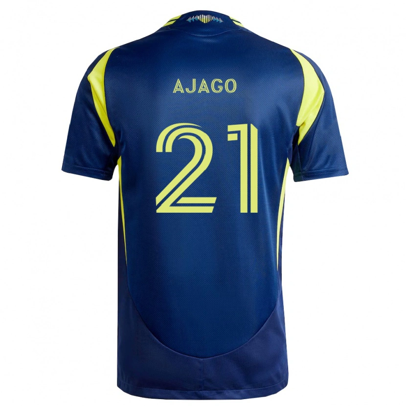 Danxen Dames Forster Ajago #21 Geel Marineblauw Uitshirt Uittenue 2026/27 T-Shirt