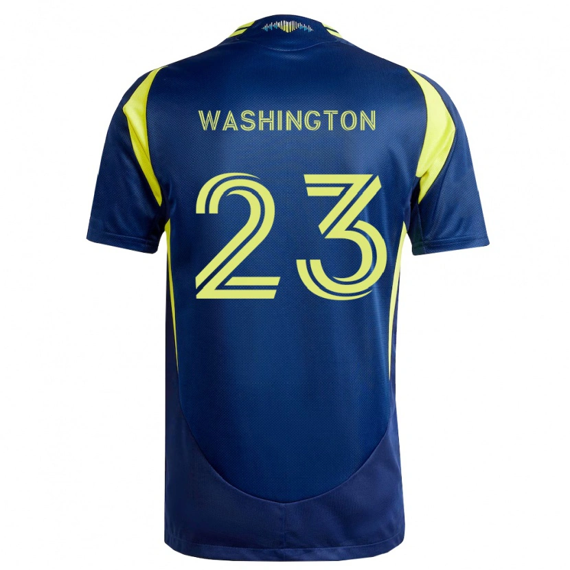Danxen Dames Taylor Washington #23 Geel Marineblauw Uitshirt Uittenue 2026/27 T-Shirt
