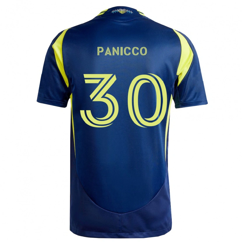 Danxen Dames Elliot Panicco #30 Geel Marineblauw Uitshirt Uittenue 2026/27 T-Shirt