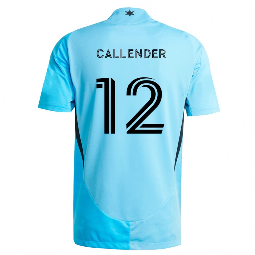 Danxen Dames Drake Callender #12 Lichtblauw Zwart Uitshirt Uittenue 2026/27 T-Shirt