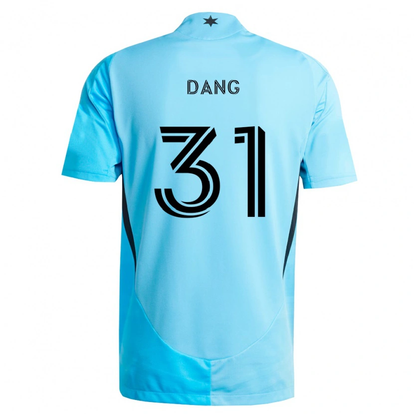 Danxen Dames Nick Dang #31 Lichtblauw Zwart Uitshirt Uittenue 2026/27 T-Shirt