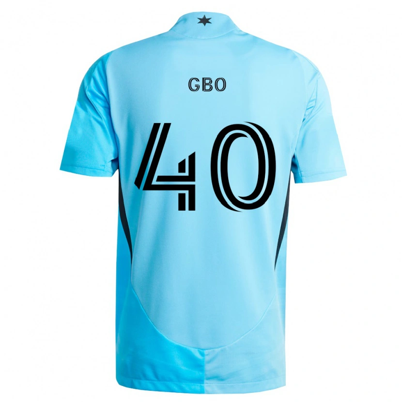 Danxen Dames Cedrik Gbo #40 Lichtblauw Zwart Uitshirt Uittenue 2026/27 T-Shirt