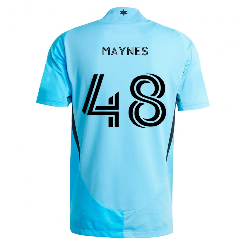 Danxen Dames William Maynes #48 Lichtblauw Zwart Uitshirt Uittenue 2026/27 T-Shirt