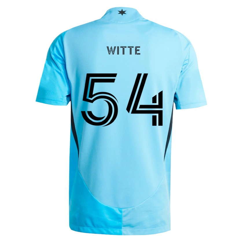 Danxen Dames Alex Witte #54 Lichtblauw Zwart Uitshirt Uittenue 2026/27 T-Shirt