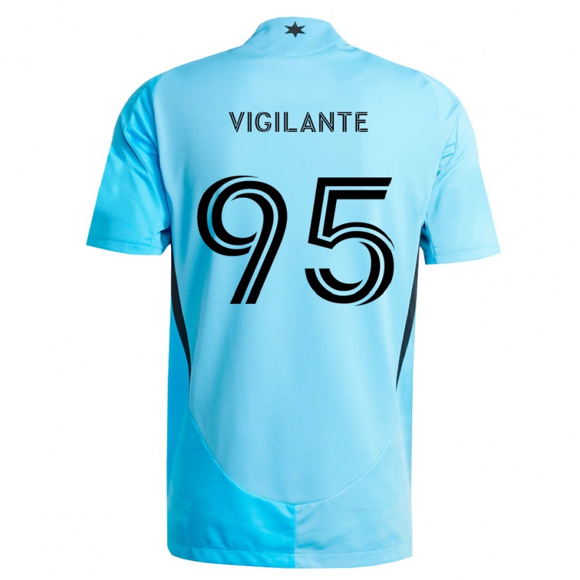Danxen Dames Sam Vigilante #95 Lichtblauw Zwart Uitshirt Uittenue 2026/27 T-Shirt