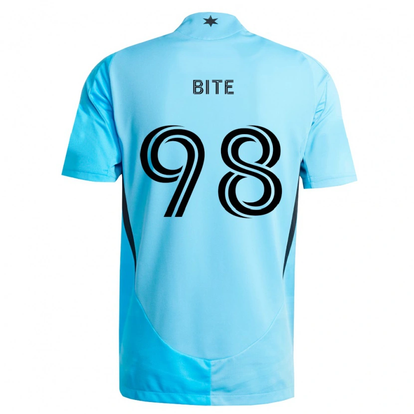 Danxen Dames Kristers Bite #98 Lichtblauw Zwart Uitshirt Uittenue 2026/27 T-Shirt