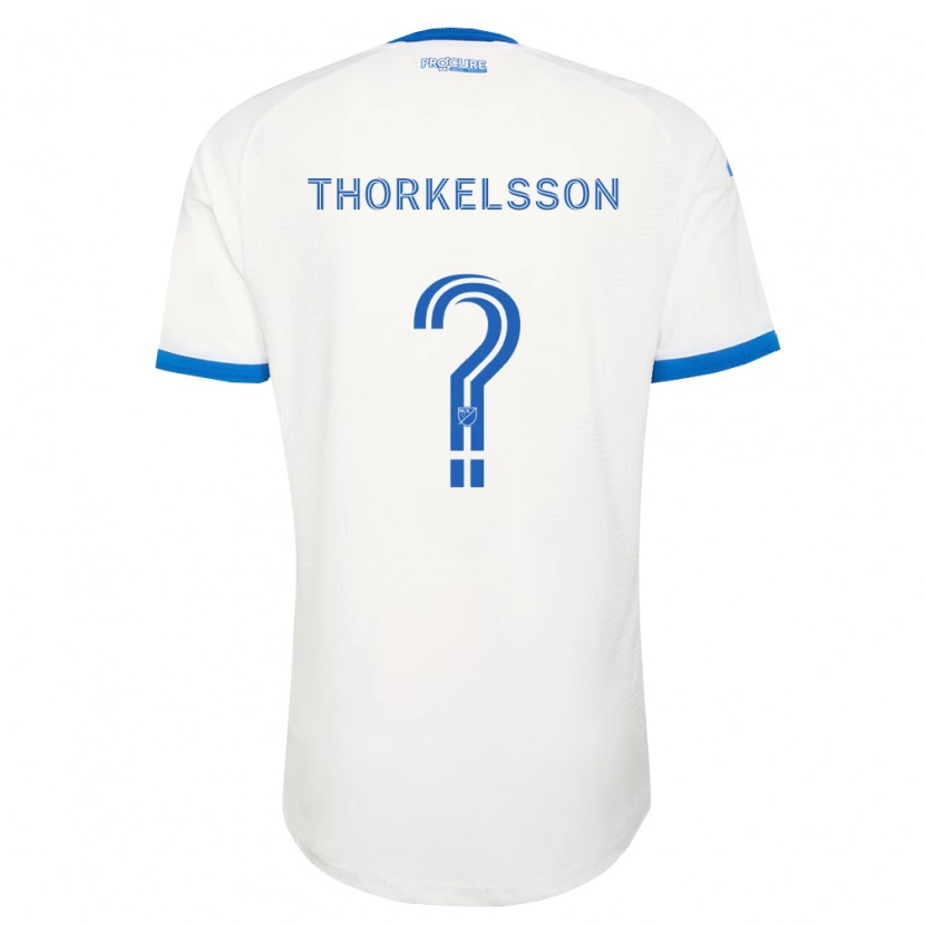 Danxen Dames Róbert Orri Thorkelsson #0 Hemelsblauw Wit Uitshirt Uittenue 2026/27 T-Shirt