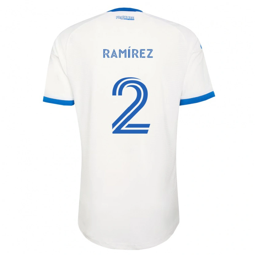 Danxen Dames Luis Ramírez #2 Hemelsblauw Wit Uitshirt Uittenue 2026/27 T-Shirt