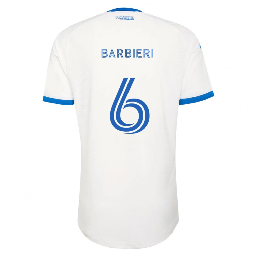 Danxen Dames Juliano Barbieri #6 Hemelsblauw Wit Uitshirt Uittenue 2026/27 T-Shirt