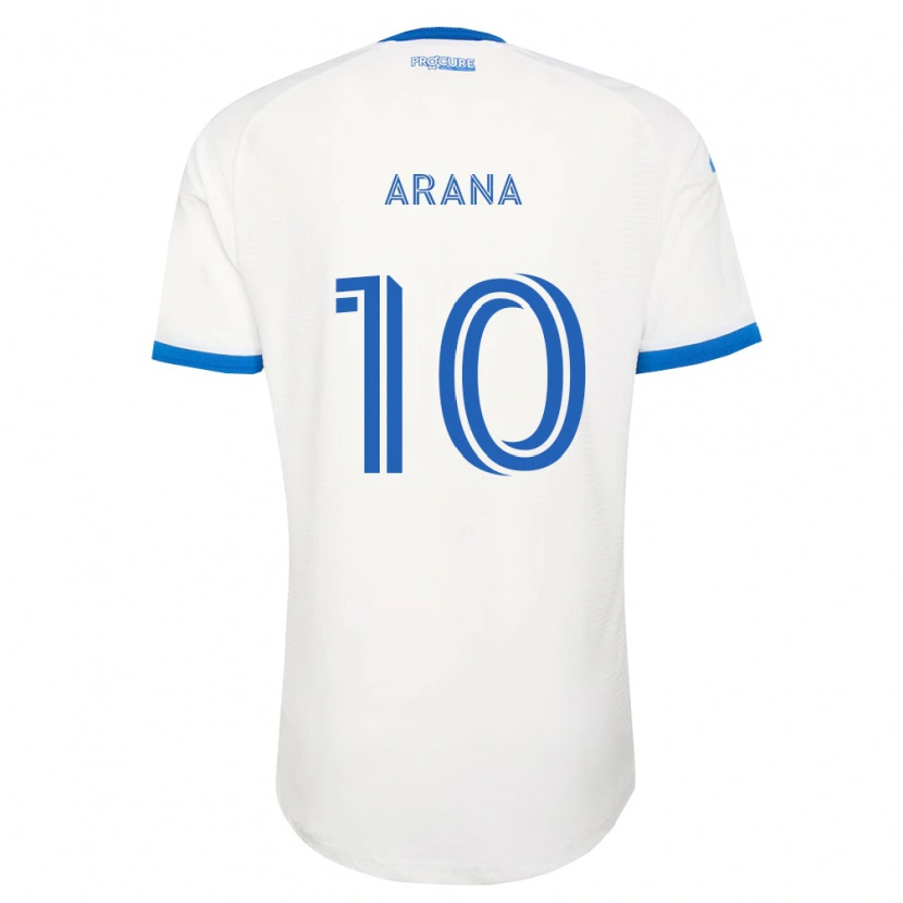 Danxen Dames Patrick Arana #10 Hemelsblauw Wit Uitshirt Uittenue 2026/27 T-Shirt
