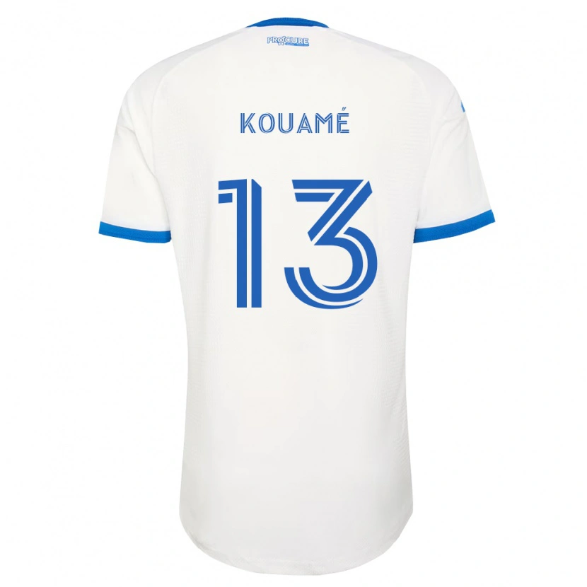Danxen Dames Rafael Kouamé #13 Hemelsblauw Wit Uitshirt Uittenue 2026/27 T-Shirt