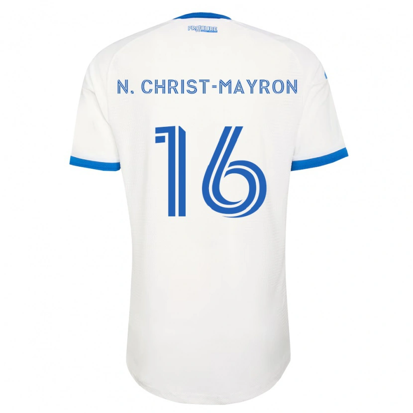 Danxen Dames Brou Aya N'ta Christ-Mayron #16 Hemelsblauw Wit Uitshirt Uittenue 2026/27 T-Shirt
