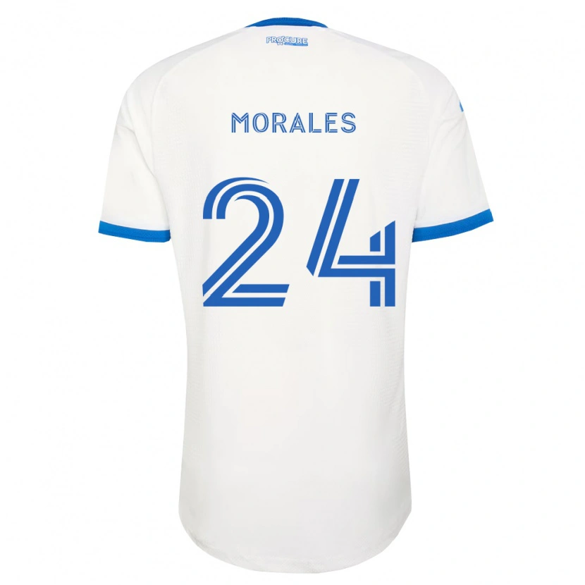 Danxen Dames Efraín Morales #24 Hemelsblauw Wit Uitshirt Uittenue 2026/27 T-Shirt