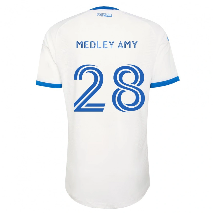 Danxen Dames Medley Amy #28 Hemelsblauw Wit Uitshirt Uittenue 2026/27 T-Shirt