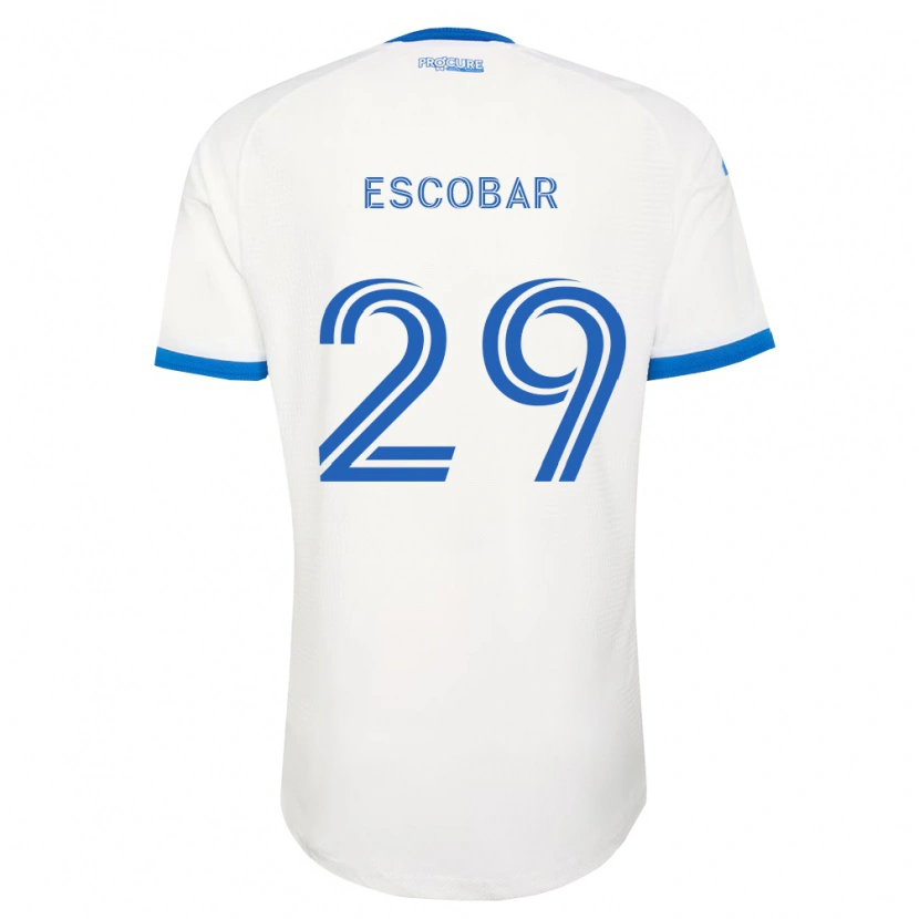 Danxen Dames Olger Escobar #29 Hemelsblauw Wit Uitshirt Uittenue 2026/27 T-Shirt