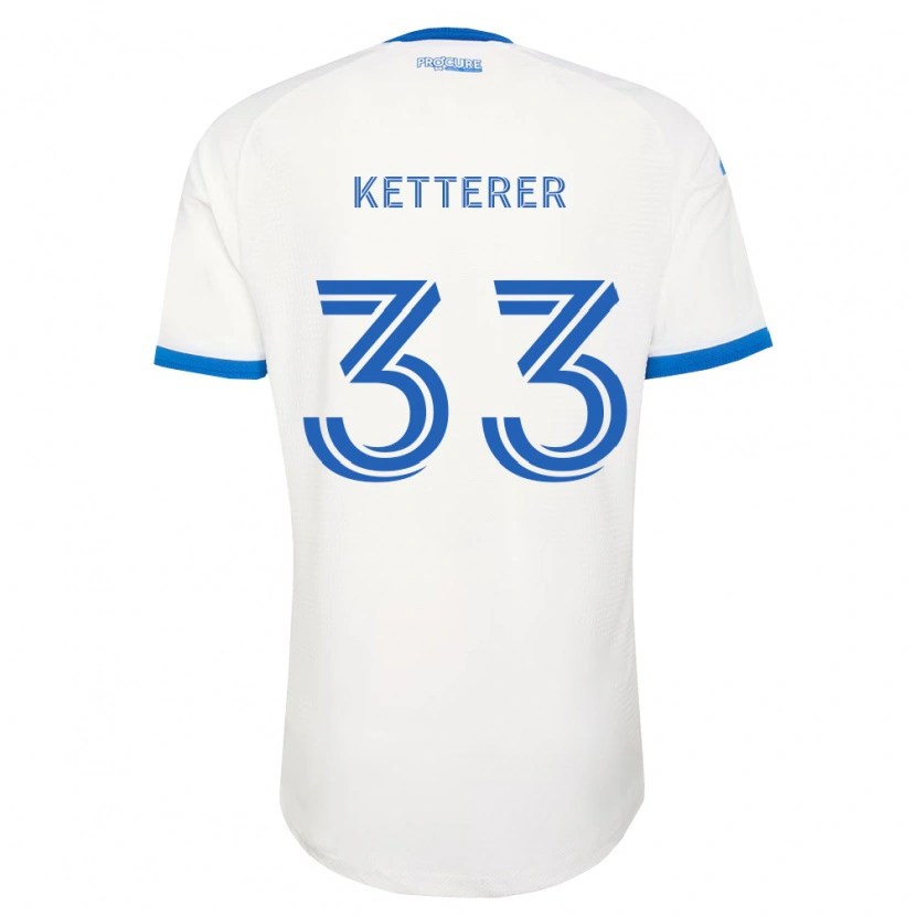 Danxen Dames Logan Ketterer #33 Hemelsblauw Wit Uitshirt Uittenue 2026/27 T-Shirt