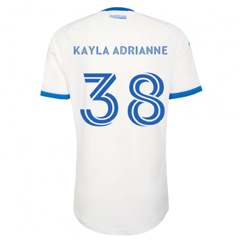 Danxen Dames Kamdem Kayla Adrianne #38 Hemelsblauw Wit Uitshirt Uittenue 2026/27 T-Shirt