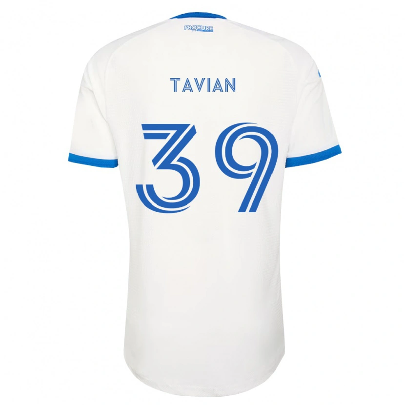 Danxen Dames Vandendort Tavian #39 Hemelsblauw Wit Uitshirt Uittenue 2026/27 T-Shirt