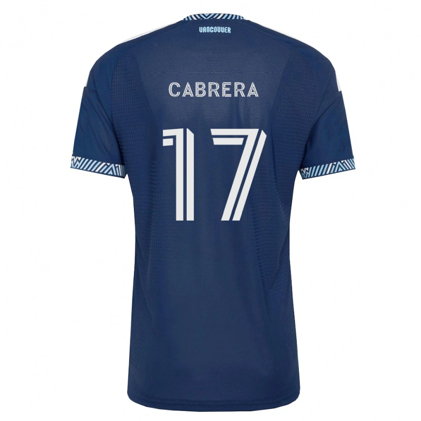 Danxen Dames Kenji Cabrera #17 Diep Blauw Wit Uitshirt Uittenue 2026/27 T-Shirt