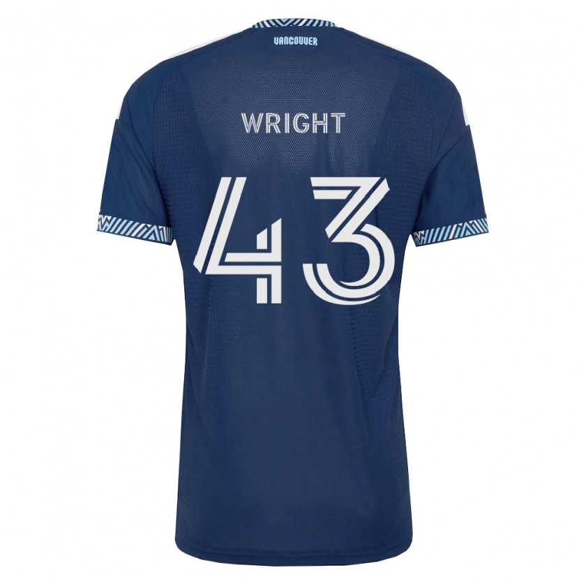 Danxen Dames Trevor Wright #43 Diep Blauw Wit Uitshirt Uittenue 2026/27 T-Shirt