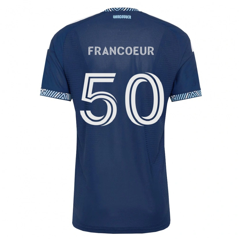 Danxen Dames Isaac Francoeur #50 Diep Blauw Wit Uitshirt Uittenue 2026/27 T-Shirt