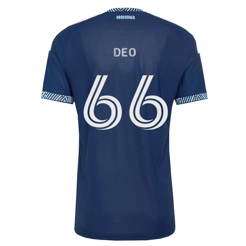 Danxen Dames Sahil Deo #66 Diep Blauw Wit Uitshirt Uittenue 2026/27 T-Shirt