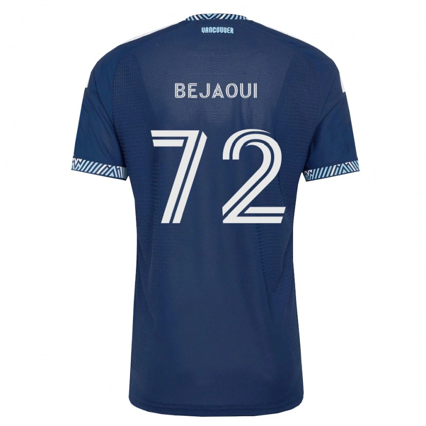 Danxen Dames Aiden Bejaoui #72 Diep Blauw Wit Uitshirt Uittenue 2026/27 T-Shirt