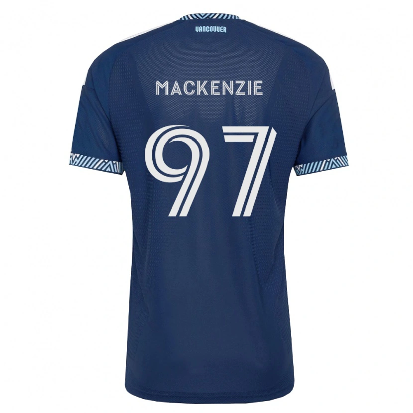Danxen Dames Liam Mackenzie #97 Diep Blauw Wit Uitshirt Uittenue 2026/27 T-Shirt
