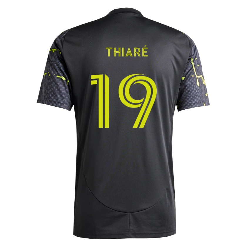 Danxen Dames Jamal Thiaré #19 Fluorescerend Geel Zwart Uitshirt Uittenue 2026/27 T-Shirt