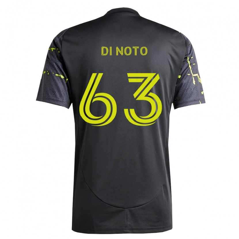 Danxen Dames Gianmarco Di Noto #63 Fluorescerend Geel Zwart Uitshirt Uittenue 2026/27 T-Shirt