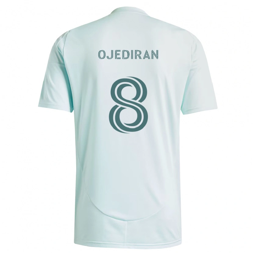 Danxen Dames Hamzat Ojediran #8 Wit Lichtgroen Uitshirt Uittenue 2026/27 T-Shirt