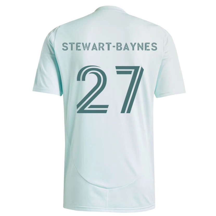 Danxen Dames Kimani Stewart-Baynes #27 Wit Lichtgroen Uitshirt Uittenue 2026/27 T-Shirt