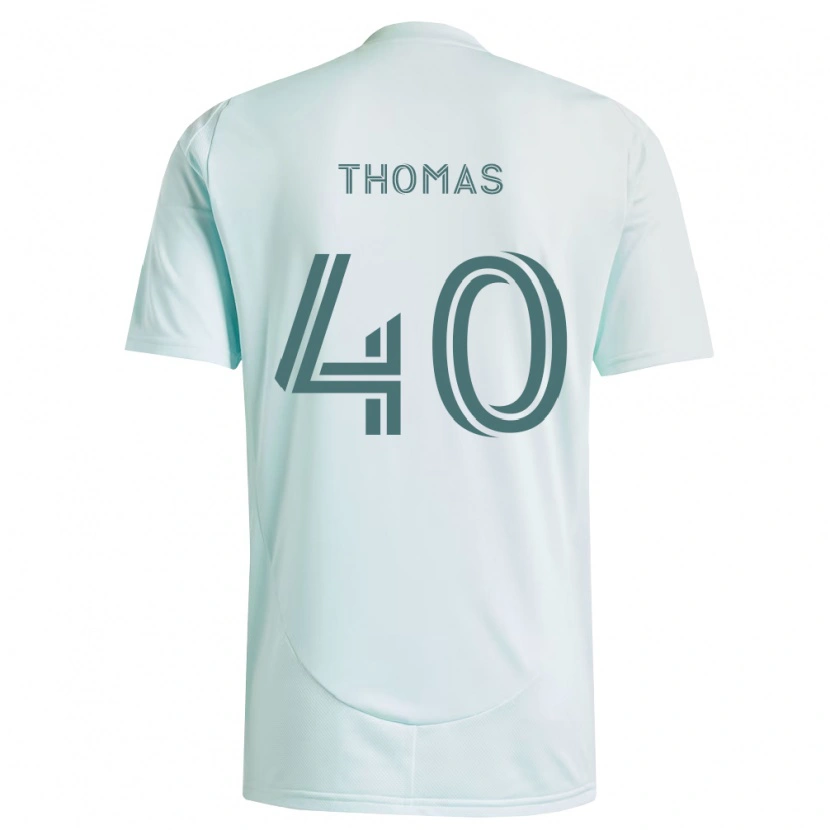 Danxen Dames Kai Thomas #40 Wit Lichtgroen Uitshirt Uittenue 2026/27 T-Shirt