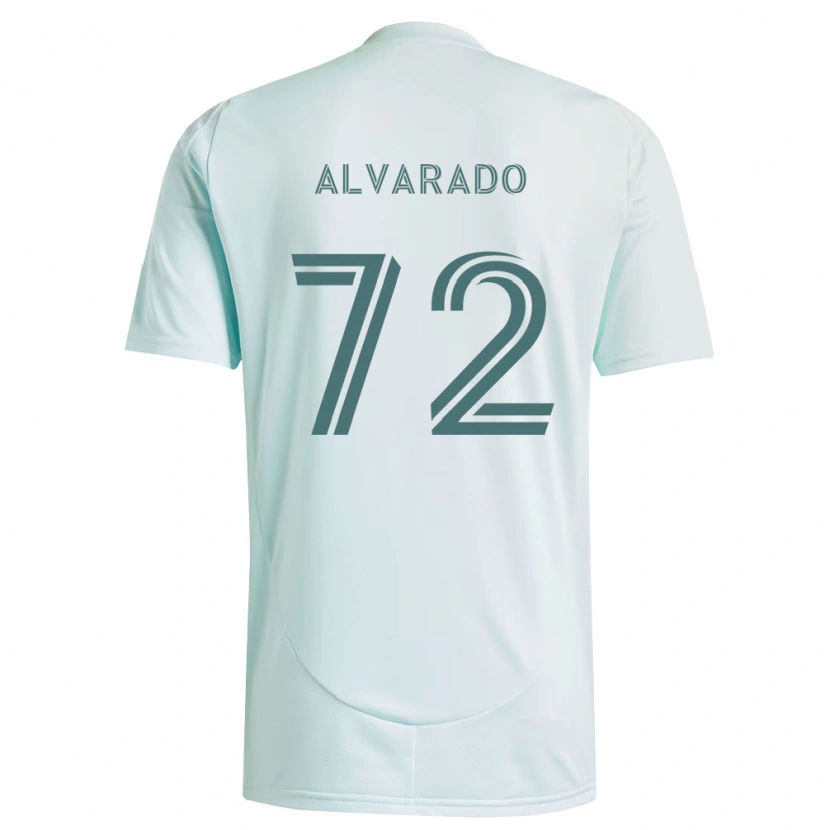 Danxen Dames Miguel Alvarado #72 Wit Lichtgroen Uitshirt Uittenue 2026/27 T-Shirt