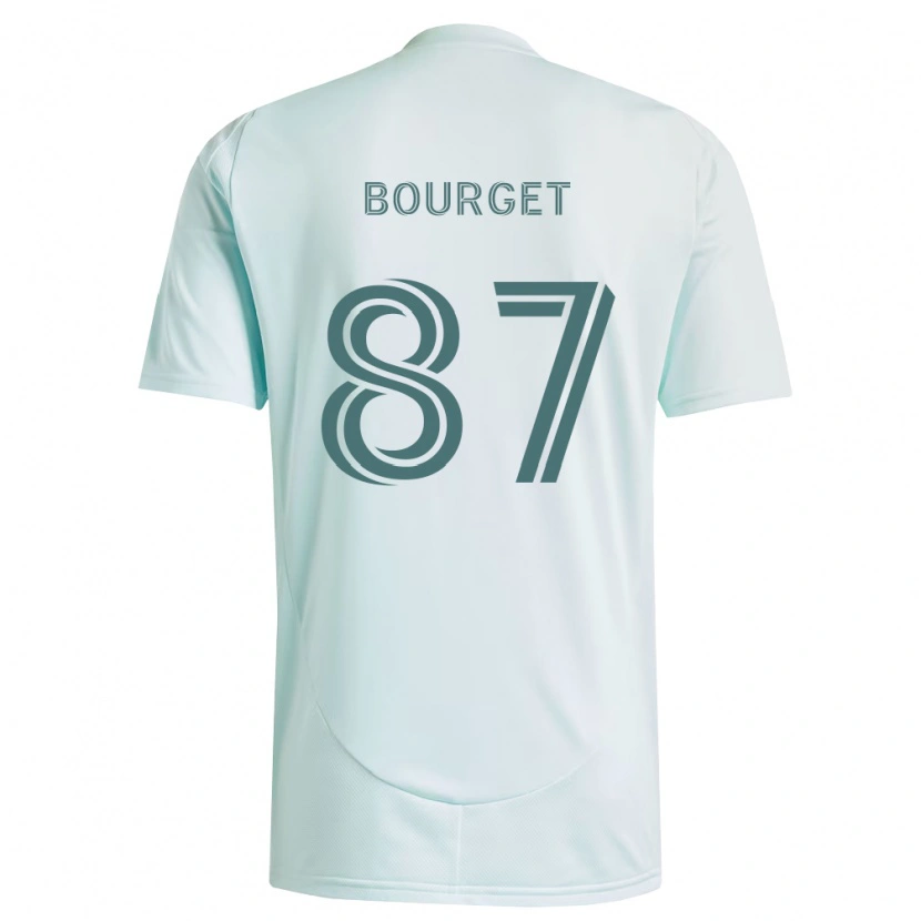 Danxen Dames Sebastian Bourget #87 Wit Lichtgroen Uitshirt Uittenue 2026/27 T-Shirt