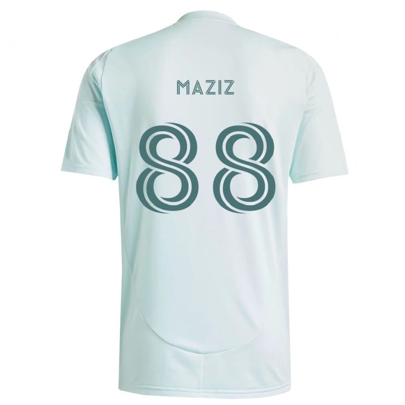 Danxen Dames Youssef Maziz #88 Wit Lichtgroen Uitshirt Uittenue 2026/27 T-Shirt
